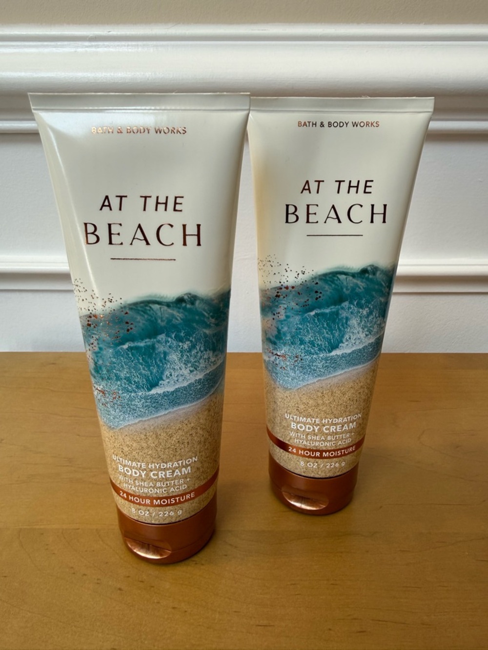 Bath & Body Works At The Beach Body Cream - Cream, Blue, Tan